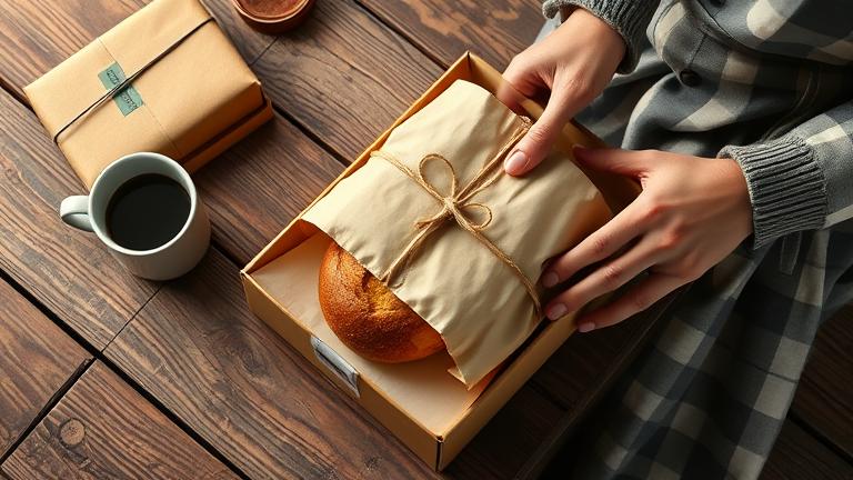 how do you mail fresh baked bread?