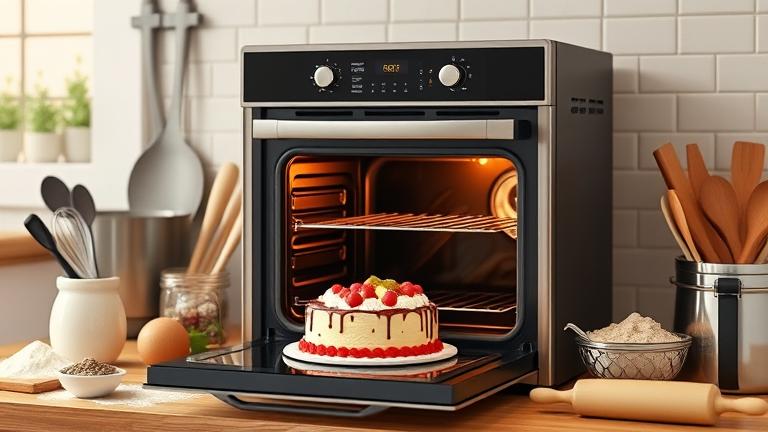 what kind of oven do you bake a cake in?