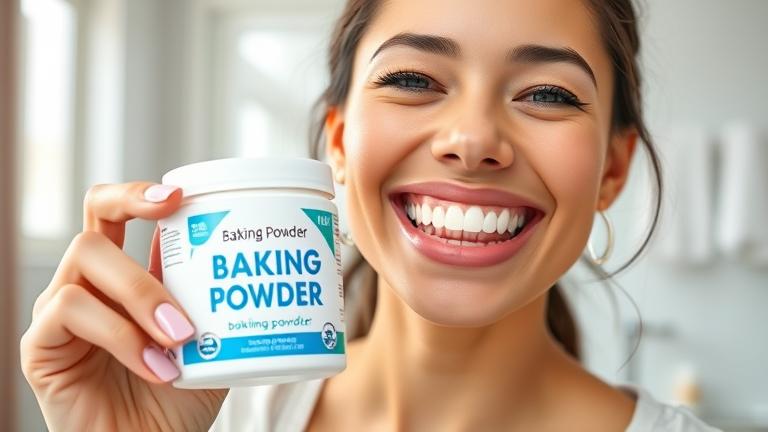 can baking powder make your teeth whiter?