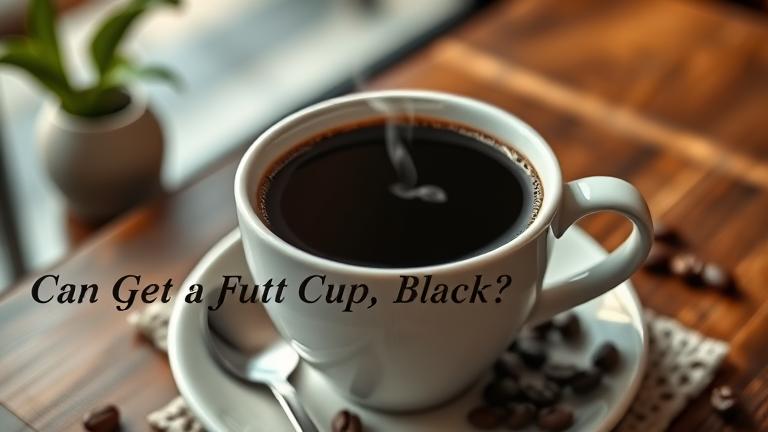 can i get a cup of coffee black?
