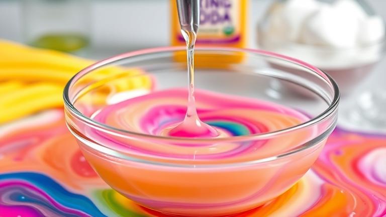 does baking soda thicken slime?