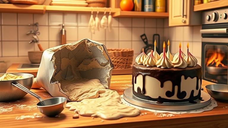 what can go wrong when baking a cake?