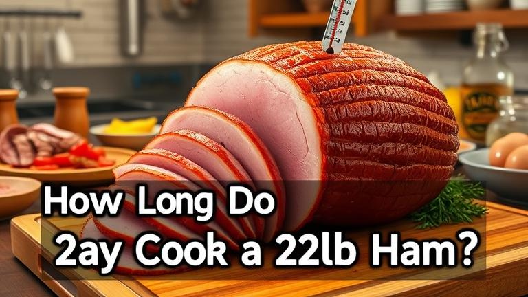 how long do you cook a 22lb ham?