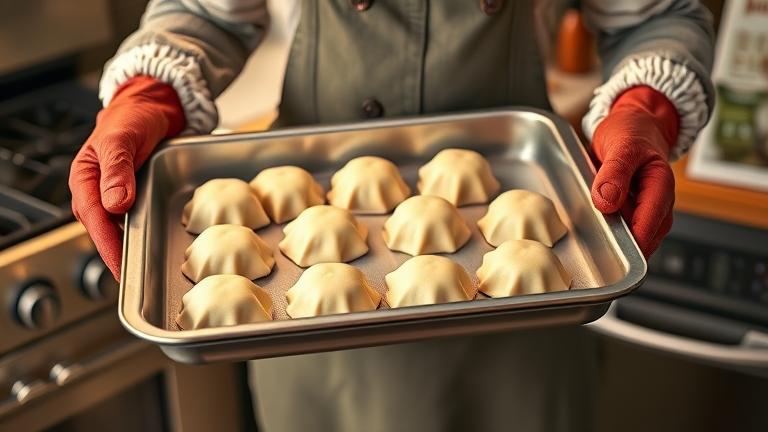 can i bake frozen perogies?