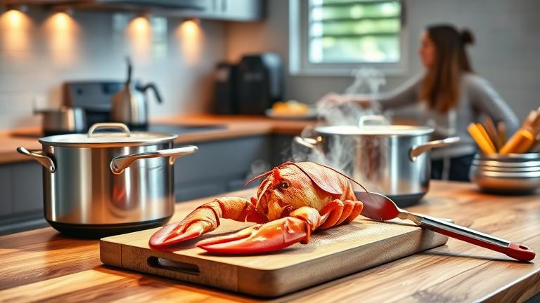 how do you cook a precooked frozen lobster?