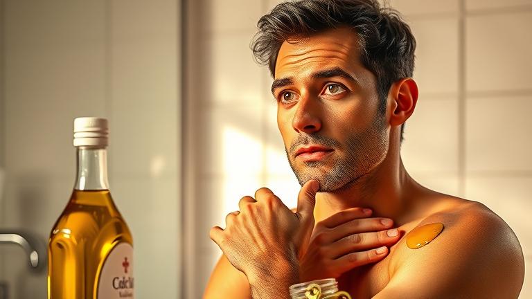 can you put cooking oil on your body?