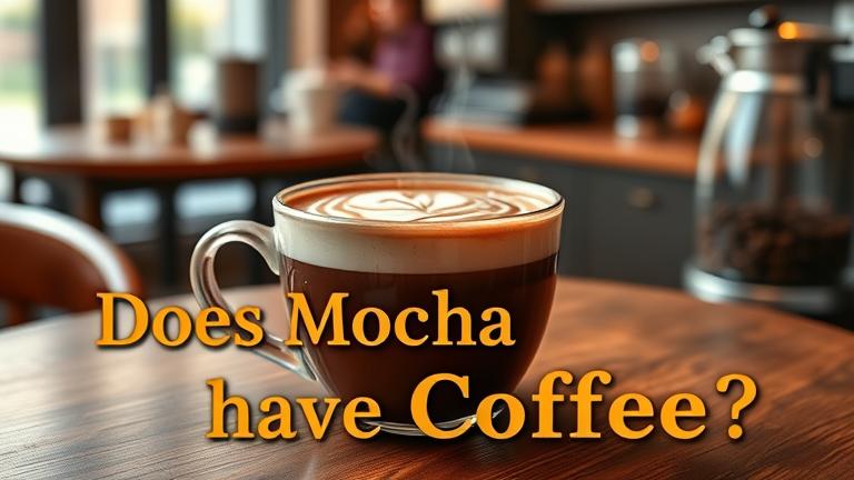 does mocha have coffee?