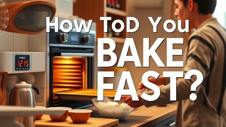 how do you bake fast?