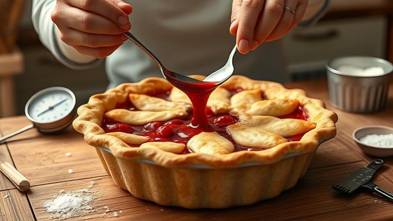 how do you fix a runny pie after baking?