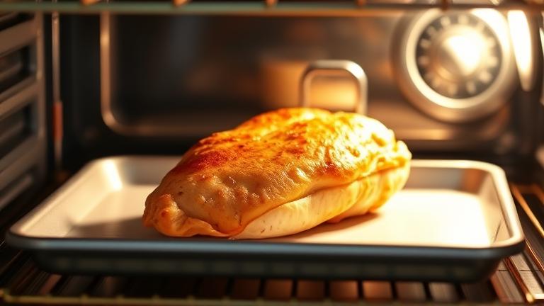 how long does it take to cook a chicken breast in the oven at 200