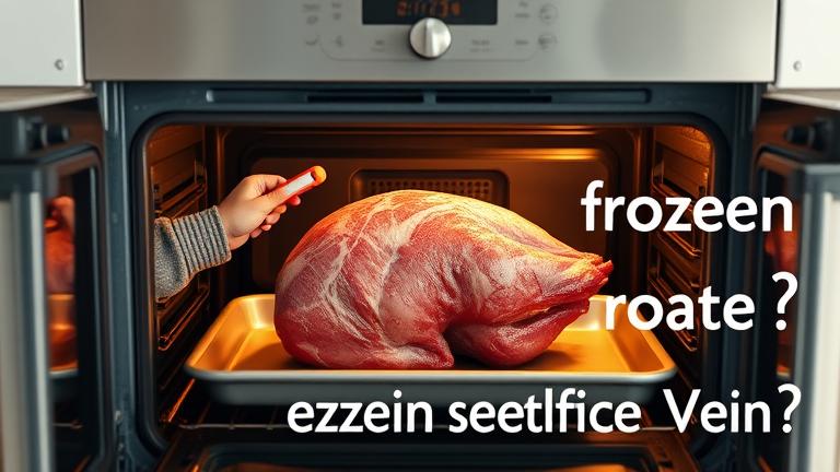 can i cook frozen roast in oven?