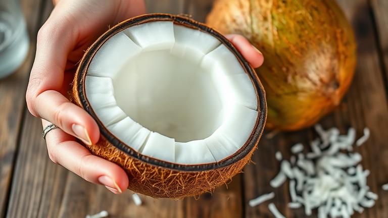 can you eat coconut skin?