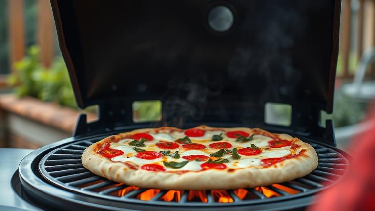 can you cook pizza under a grill?