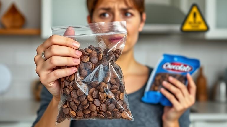 can old chocolate chips make you sick?