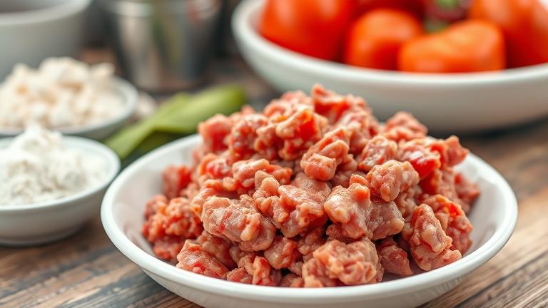 what does baking soda do to ground meat?