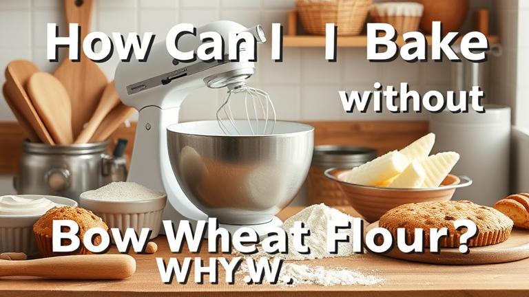 how can i bake without wheat flour?