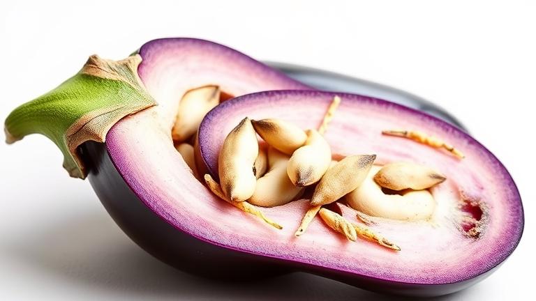 can you eat eggplant seeds?