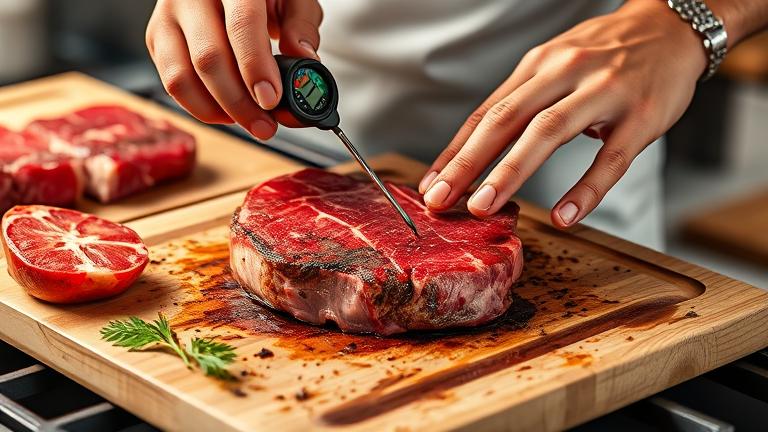 how do you know when steak is not cooked?