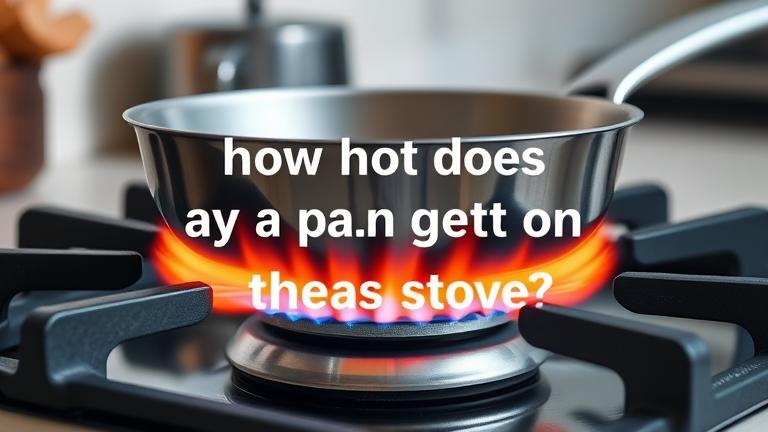 how hot does a pan get on the gas stove? - Test Food Kitchen