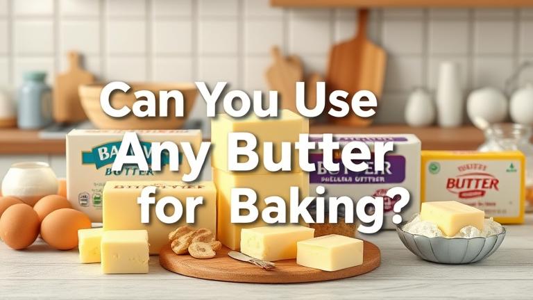 can you use any butter for baking?