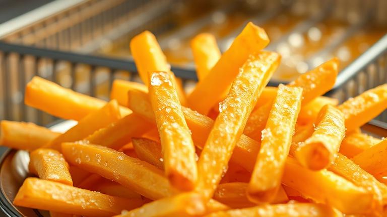 are frozen fries deep fried?
