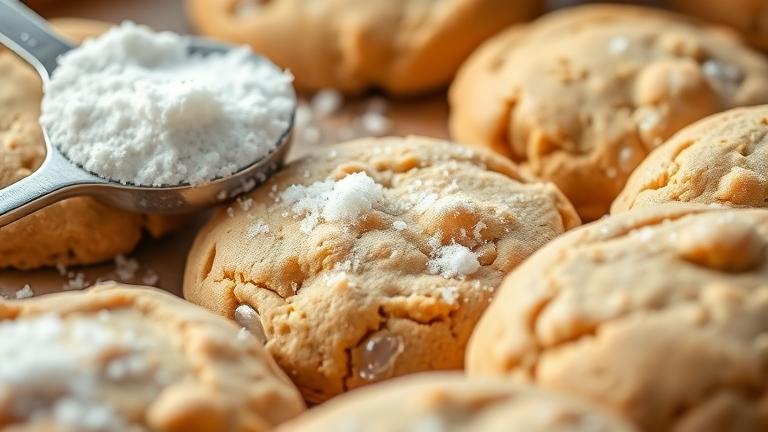 what reacts with baking soda in cookies?