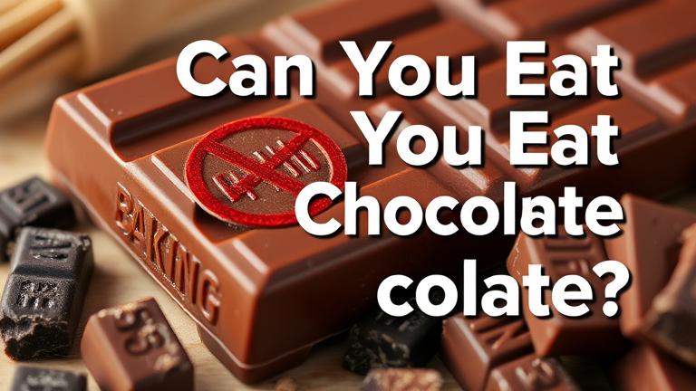 can you eat baking chocolate?