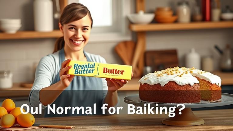 can you use normal butter for baking?