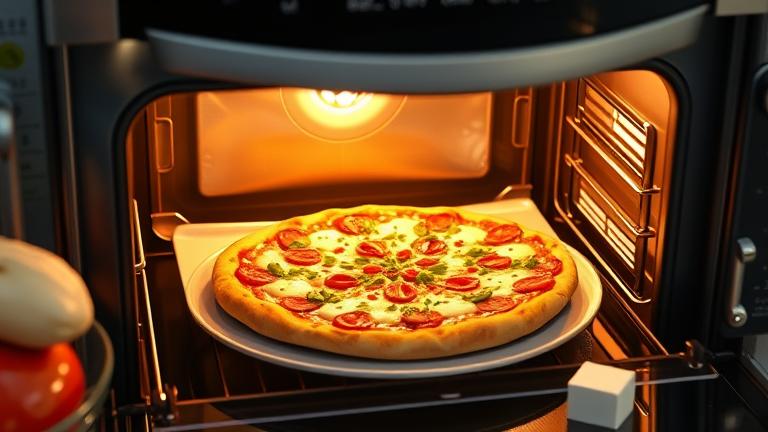 how do i cook a pizza in a conventional oven?