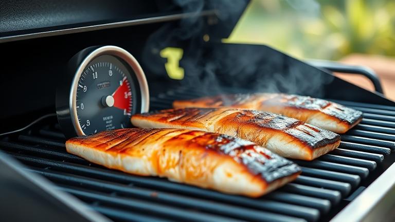 what temperature do you grill fish to?