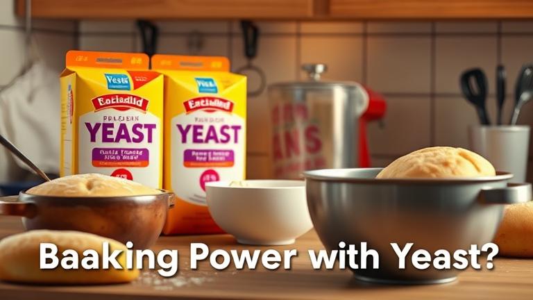 can you replace baking powder with yeast?