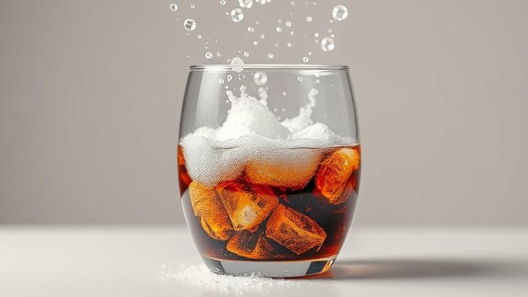 what happens if you mix coke and baking soda?