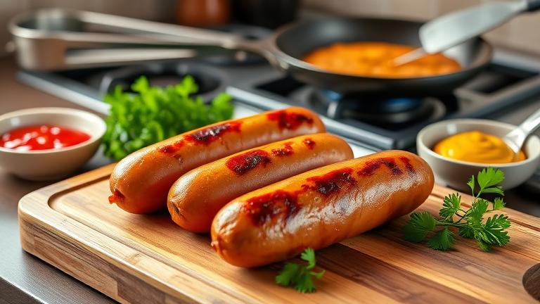how do i cook frankfurter sausage?