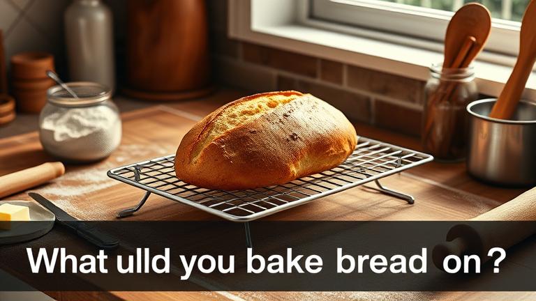 what rack should you bake bread on?