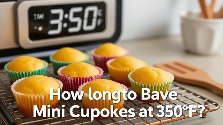 How long to bake mini cupcakes
