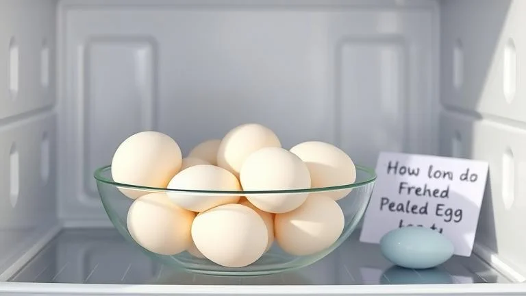 how long do peeled eggs last in the refrigerator?