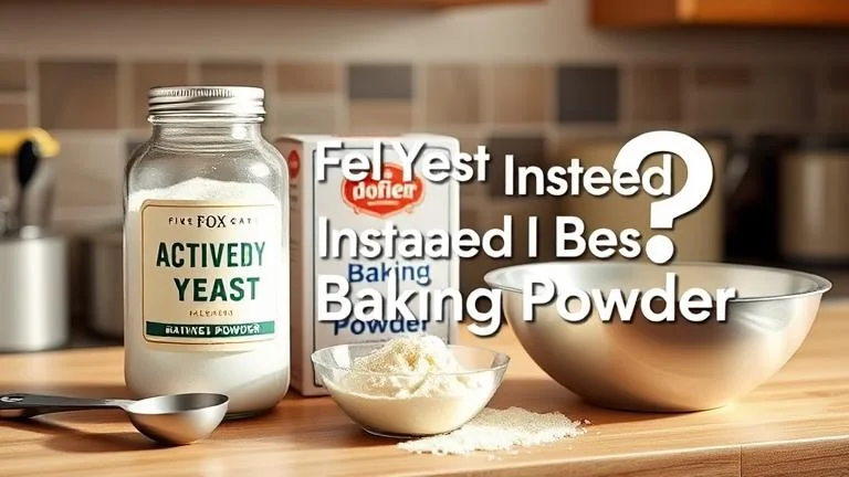 can i use yeast instead of baking powder?
