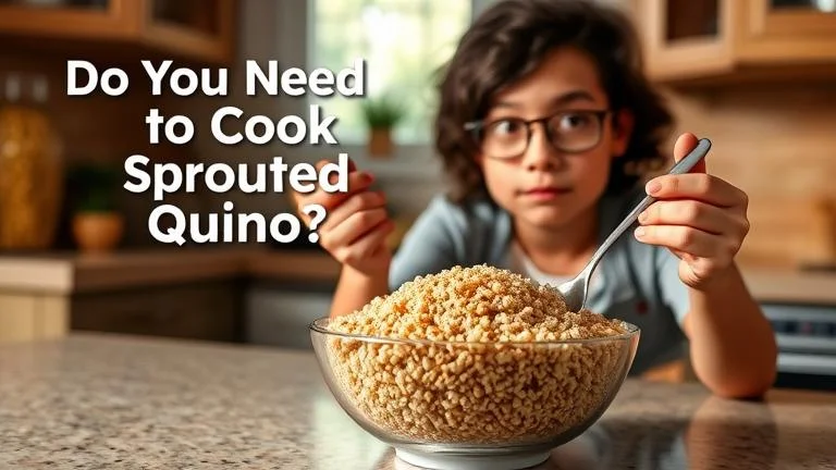 do you need to cook sprouted quinoa?