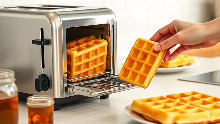 can you cook frozen potato waffles in the toaster?